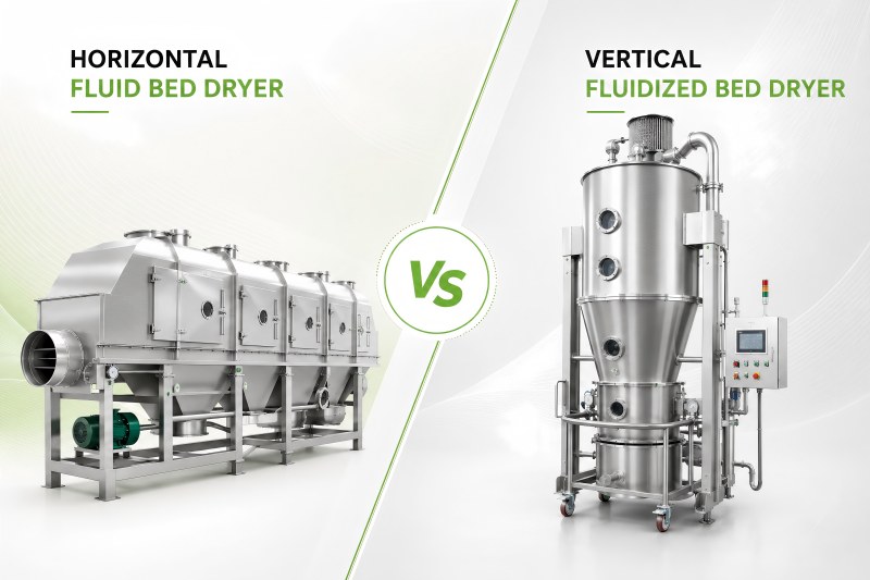 Horizontal Fluid Bed Dryer vs Vertical Fluidized Bed Dryer